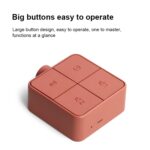 Reloj despertador cuadrado multifuncional creativo para estudiantes junto a la cama y dormitorio - Imagen 4