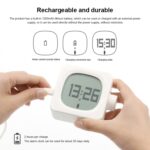 Reloj despertador cuadrado multifuncional creativo para estudiantes junto a la cama y dormitorio - Imagen 5