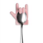 Soporte de cucharadita de héroes de té con forma de dedo meñique de 2 piezas, entrega de color aleatorio - Imagen 2