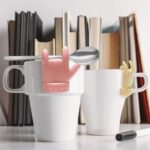 Soporte de cucharadita de héroes de té con forma de dedo meñique de 2 piezas, entrega de color aleatorio - Imagen 4