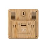TS-3310 Reloj meteorológico inalámbrico Reloj de pantalla a color multifuncional Termómetro de pantalla táctil creativo para el hogar, Wood Grain - Imagen 4