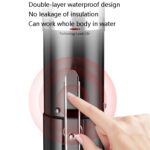 Rascador eléctrico de escamas de pescado, herramienta de raspado inalámbrica automática para el hogar, enchufe CN, Black Single Battery - Imagen 5