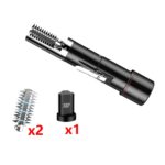 Rascador eléctrico de escamas de pescado, herramienta de raspado inalámbrica automática para el hogar, enchufe CN, Black Single Battery+Cutter Head