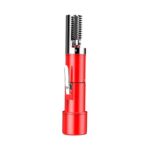 Rascador eléctrico de escamas de pescado, herramienta de raspado inalámbrica automática para el hogar, enchufe CN, Red Single Battery