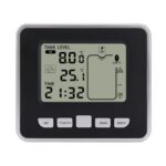 TS-FT002 Medidor de nivel de tanque de agua electrónico ultrasónico multifuncional con termómetro de temperatura interior Reloj Pantalla Medidor de nivel de agua - Imagen 2