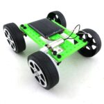 Juguete ensamblado del experimento de la ciencia del coche de la energía solar de la educación temprana de los niños creativos, tamaño: 3.2x7.5x8cm
