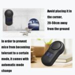 Repelente de insectos ultrasónico con pantalla BG-305, BG-305 EU Plug Black - Imagen 9