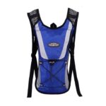 Deportes al aire libre montañismo ciclismo mochila botella de agua chaleco transpirable, Blue