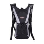 Deportes al aire libre montañismo ciclismo mochila botella de agua chaleco transpirable, Black