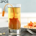 2 uds creativo lindo búho colador de té bolsas de té filtro Infusor de té de silicona de calidad alimentaria