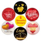 5 pegatinas de amor para el día de San Valentín, pegatinas de decoración de regalo, Valentines Day Love Stickers - Imagen 4