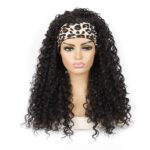 Diadema para peluca, tocado, volumen, fibra química, peluca, Leopard Headband 1B#G