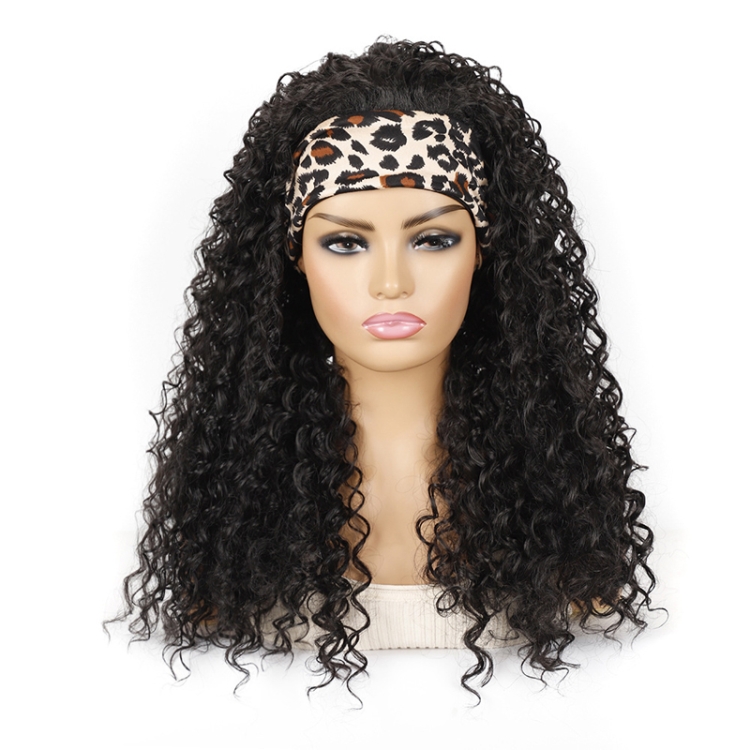 TBD0556520903.jpg Diadema para peluca, tocado, volumen, fibra química, peluca, Leopard Headband 1B#G - Imagen 1