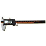 Medidor de plástico de 0-150 mm, cuerpo de acero inoxidable, pantalla digital, calibrador Vernier electrónico de alta precisión, 2 Units of mm/inch