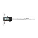 0-150 mm Pantalla digital Calibrador de profundidad Calibrador Vernier Calibrador Regla de medición de profundidad