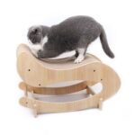 Juguete de molienda de garra de coctelera de tablero de rascado de gato corrugado, Cat Scratching Board