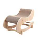 Juguete de molienda de garra de coctelera de tablero de rascado de gato corrugado, Cat Scratching Board - Imagen 2