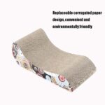 Juguete de molienda de garra de coctelera de tablero de rascado de gato corrugado, Cat Scratching Board - Imagen 4