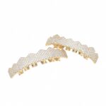Hip-HopChapado en Oro con Microincrustaciones de Circón 8 Tirantes de Oro, Gold Suit - Imagen 4