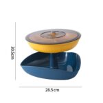 Aperitivos Plato de frutos secos Plato de fruta superpuesto multicapa Plato de caramelo, Double Layer 1 (Royal Blue ) - Imagen 2