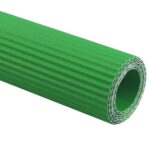 10 hojas de papel corrugado, papel de regalo grueso, Material de papel de regalo hecho a mano, Grass Green
