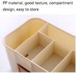 Caja de almacenamiento de joyas y cosméticos, estante de escritorio de plástico tipo cajón, 8 Uds. - Imagen 3