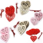 2 paquetes de suministros de boda para el día de San Valentín, decoración Holo Love, colgante pequeño, JM01769 - Imagen 3