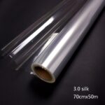 Papel de regalo para ramo, Material impermeable, papel de regalo de flores transparente, 3.0 Silk 70cmx50m - Imagen 2