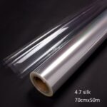Papel de regalo para ramo, Material impermeable, papel de regalo de flores transparente, 4.7 Silk 70cmx50m - Imagen 2