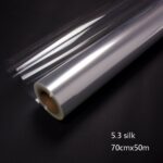 Papel de regalo para ramo, Material impermeable, papel de regalo de flores transparente, 5.3 Silk 70cmx50m - Imagen 2