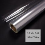 Papel de regalo para ramo, Material impermeable, papel de regalo de flores transparente, 3.0 Silk 90cmx50m - Imagen 2