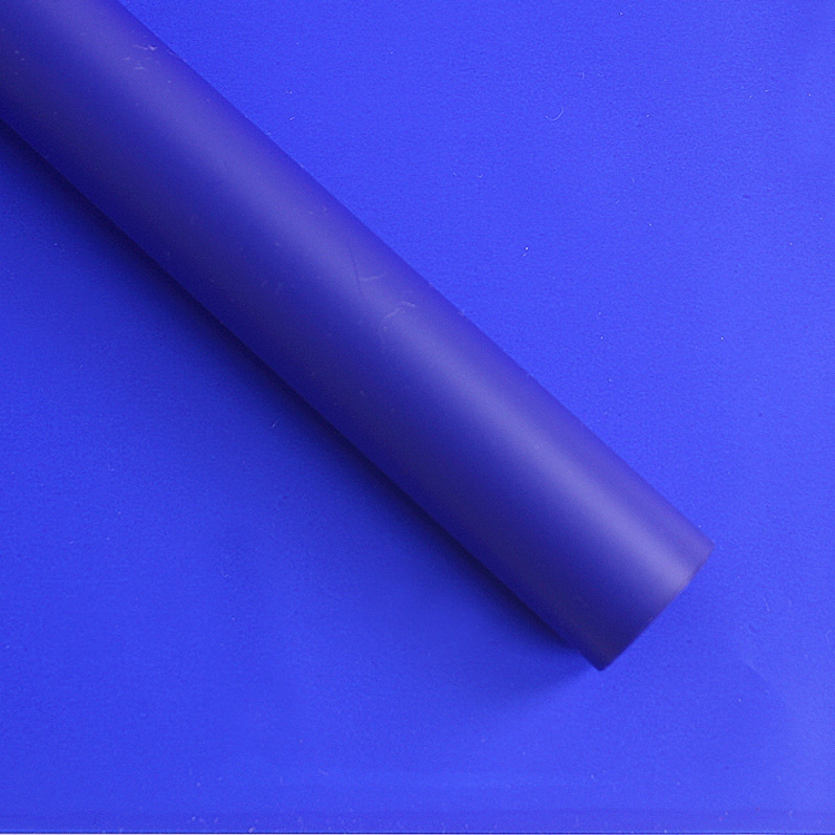 TBD0558372922.jpg 2 bolsas de papel de regalo de flores, papel mate, papel de regalo, Material de papel de regalo translúcido, Royal Blue - Imagen 1