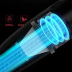 Aspirador portátil de mano para coche, aspirador para coche pequeño, Wireless Black Gray - Imagen 4