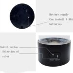 Luz de medusas de simulación LED cilíndrica Luz de atmósfera de medusas colorida alimentada por USB - Imagen 3