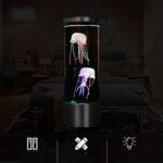 Luz de medusas de simulación LED cilíndrica Luz de atmósfera de medusas colorida alimentada por USB - Imagen 4