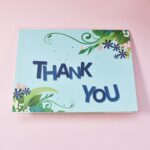 Tarjeta de agradecimiento tridimensional de 2 piezas Tarjeta de felicitación del día de acción de gracias del día del maestro - Imagen 2