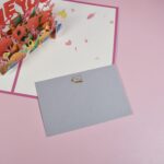 Tarjeta de felicitación tridimensional del día de San Valentín de 3 piezas Tarjeta de aniversario de boda - Imagen 5