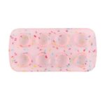 Molde de bandeja de hielo de silicona creativo de 2 piezas 8 molde continuo Caja de bandeja de hielo de bricolaje hecha en casa, Estilo:, Brick  (Jelly)