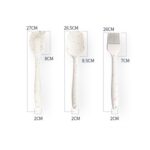 3 en 1 Cocina Panqueques DIY Herramientas para hornear Conjunto Color Grano Barbacoa Cepillo + Mantequilla Espátula + Set de espátula - Imagen 4