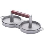Molde de prensa de pan de carne de aleación de aluminio para hamburguesas - Imagen 2