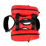 Mochila de pecho para mascotas, mochila desmontable al aire libre multifuncional para perros con correa, L - Imagen 2