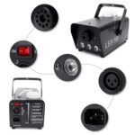 ZQ-B317 500W LED a todo color Control remoto máquina de niebla generador de humo de color iluminación de escenario iluminación de barra, US Plug, UK Plug, EU Plug, AU Plug - Imagen 3