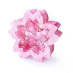 Tarjeta Felicitación Día San Valentín Con Mariposa Flor Cerezo Talla Caja