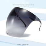 Gafas anti-escupidas integradas con protección facial antivaho y protección integral para hombres y mujeres, Sunscreen Sunglasses(Gradient Gray), Sunscreen Sunglasses(Gradient Blue), Sunscreen Sunglasses(Gradient Tea)... - Imagen 3