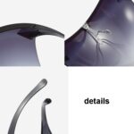 Gafas anti-escupidas integradas con protección facial antivaho y protección integral para hombres y mujeres, Sunscreen Sunglasses(Gradient Gray), Sunscreen Sunglasses(Gradient Blue), Sunscreen Sunglasses(Gradient Tea)... - Imagen 5