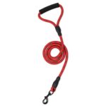 Correa reflectante para mascotas, suministros para pasear perros medianos y grandes, 2 uds., Red