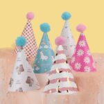 20 PCS lindos niños bronceadores sombreros de cumpleaños pastel hornear decoración sombreros de fiesta, Golden Ball Cap 2 Monster - Imagen 3