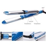 Plancha rizadora de pelo de titanio 2 en 1, UK - Imagen 5
