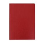 Cuaderno de negocios de cuero sintético de 2 piezas Cuaderno retro, Red A5