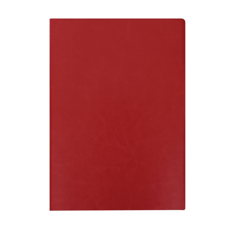 TBD0560899901.jpg Cuaderno de negocios de cuero sintético de 2 piezas Cuaderno retro, Red A5 - Imagen 1
